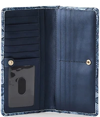 BRAHMIN Grazioso Collection Blue Ady Wallet