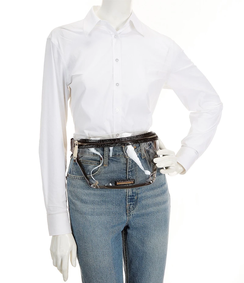 BRAHMIN Harker Clear Belt Bag