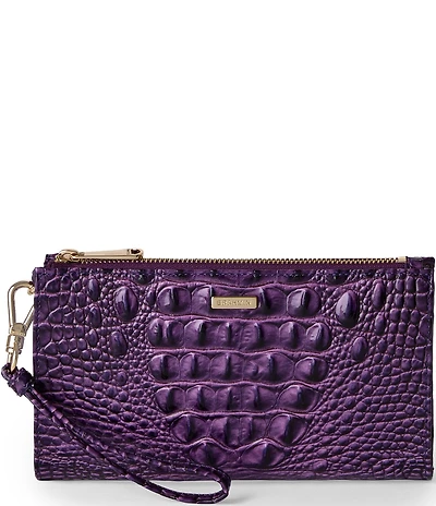 BRAHMIN Heroic Purple Daisy Wristlet