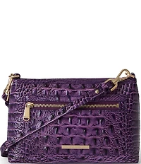 BRAHMIN Heroic Purple Melbourne Vida Crossbody Bag