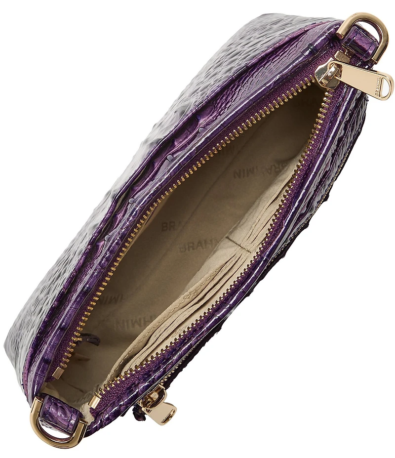 BRAHMIN Heroic Purple Melbourne Vida Crossbody Bag
