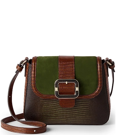 BRAHMIN Highgate Collection Gianna Flap Crossbody Bag