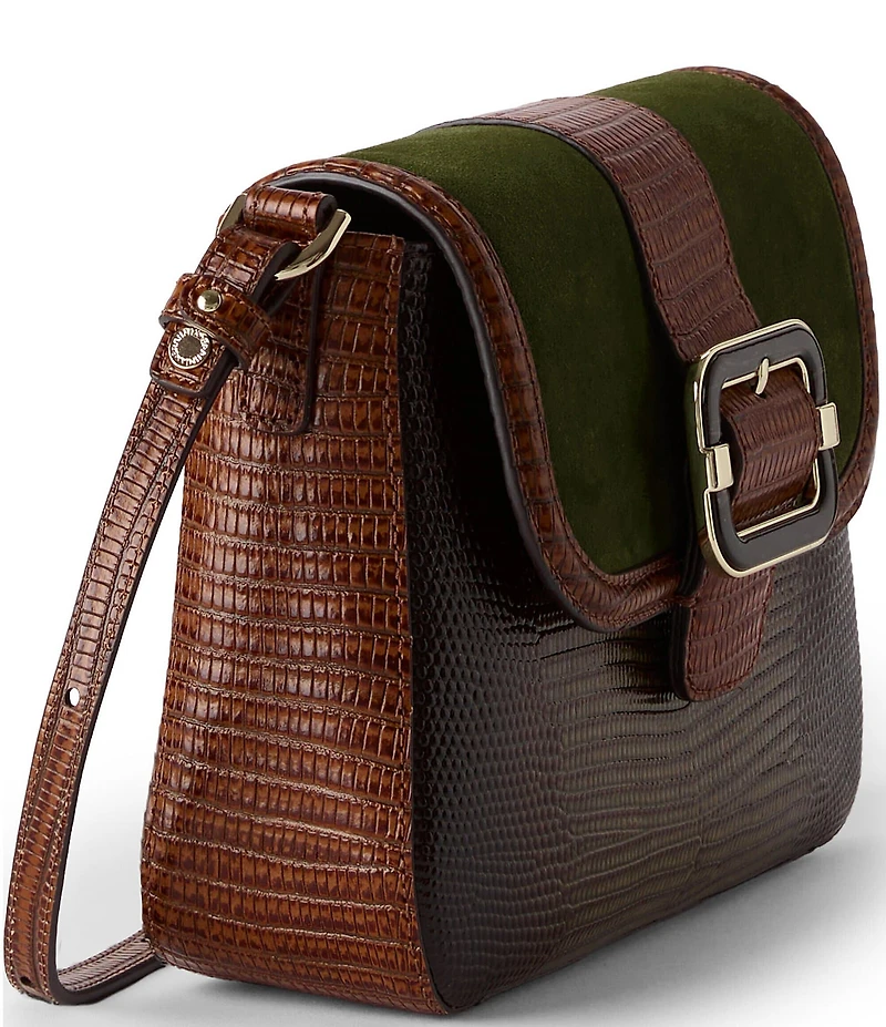 BRAHMIN Highgate Collection Gianna Flap Crossbody Bag