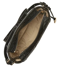 BRAHMIN Hillary Breckenridge Collection Multi Croc Snake Embossed Crossbody Bag