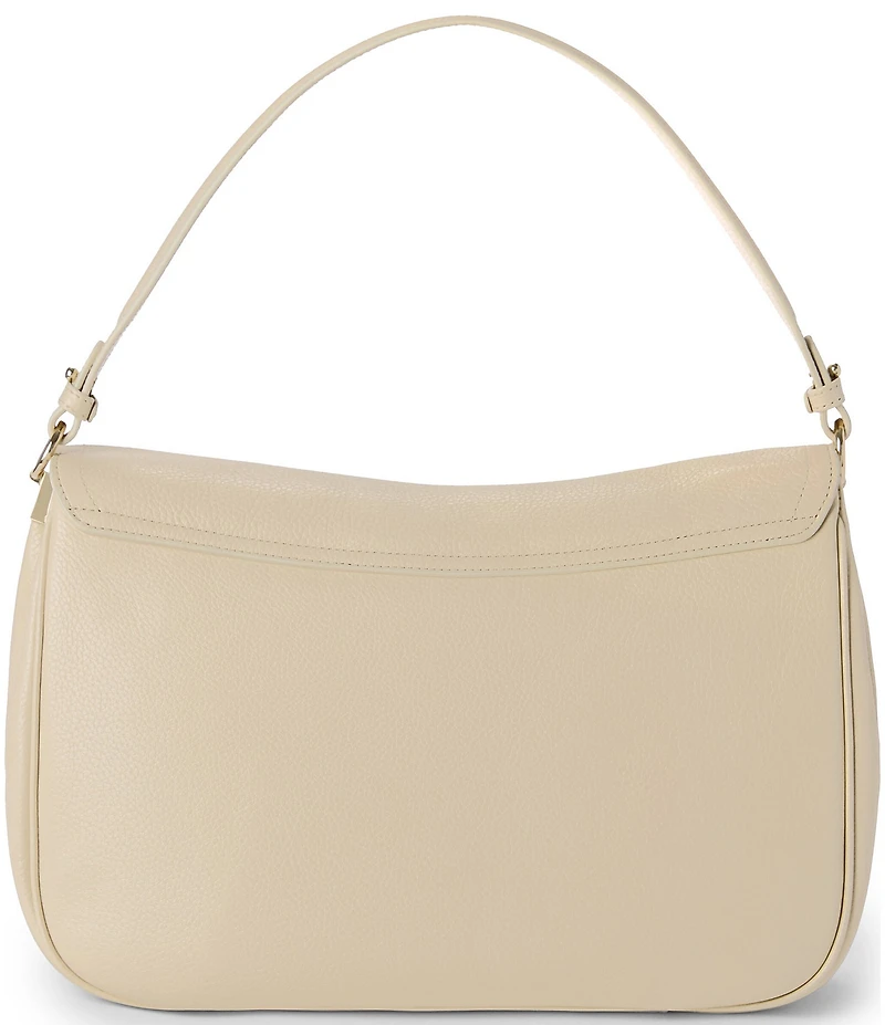 BRAHMIN Ivory Basel Collection Jolene Oversized Slouchy Shoulder Bag
