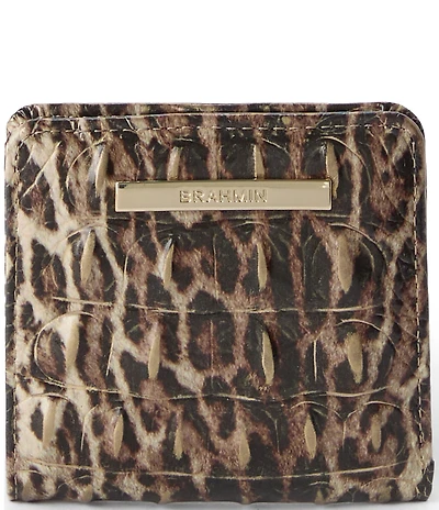BRAHMIN Jane Melbourne Collection Ocelot Animal Print Bifold Wallet