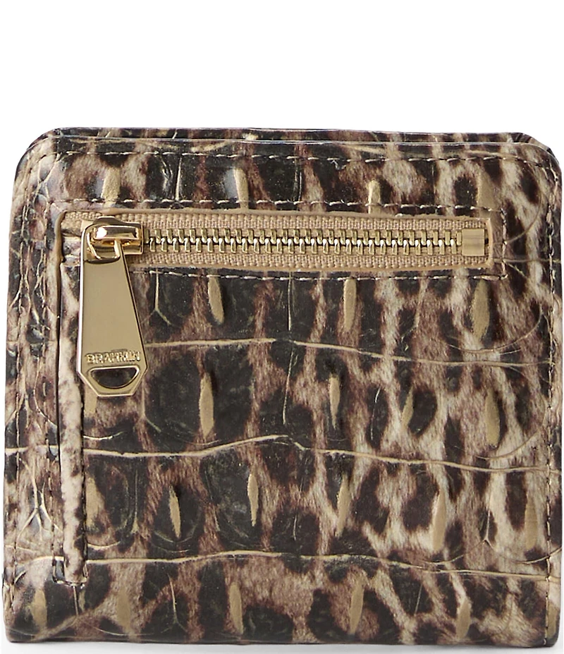 BRAHMIN Jane Melbourne Collection Ocelot Animal Print Bifold Wallet