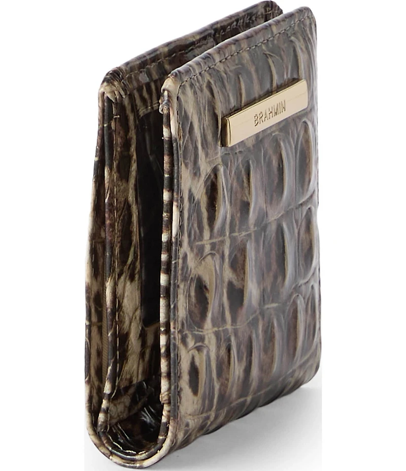 BRAHMIN Jane Melbourne Collection Ocelot Animal Print Bifold Wallet