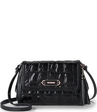 BRAHMIN Jenah Black Castle View E/W Crossbody Bag