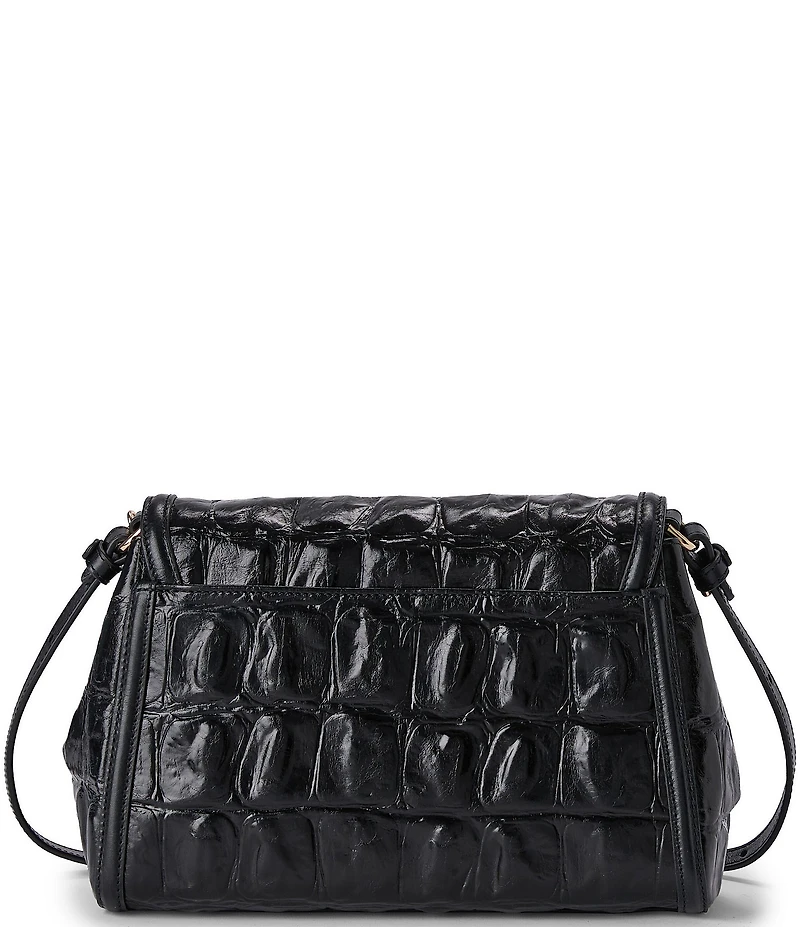 BRAHMIN Jenah Black Castle View E/W Crossbody Bag
