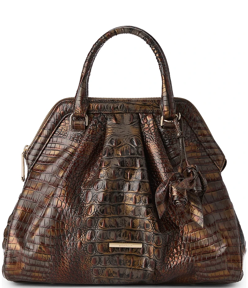 BRAHMIN Keepsake Collection Audrey Rose Satchel Bag