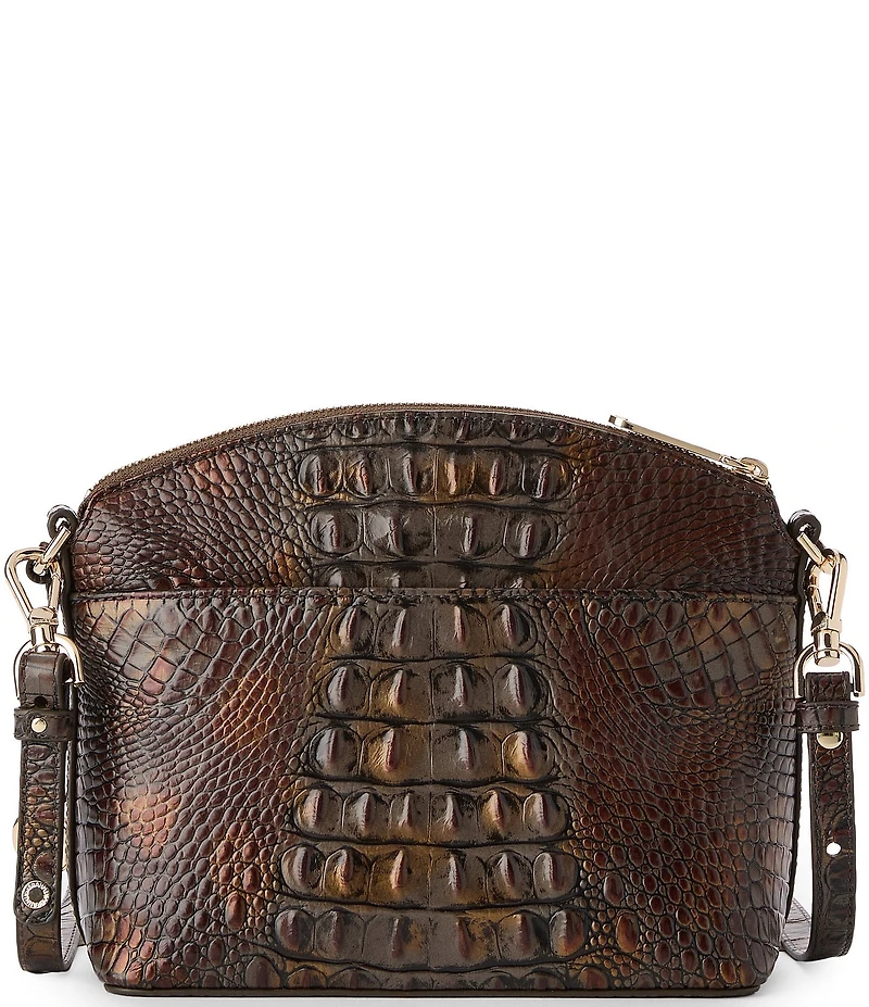 BRAHMIN Keepsake Collection Fall Tortoise Mini Duxbury Crossbody Bag
