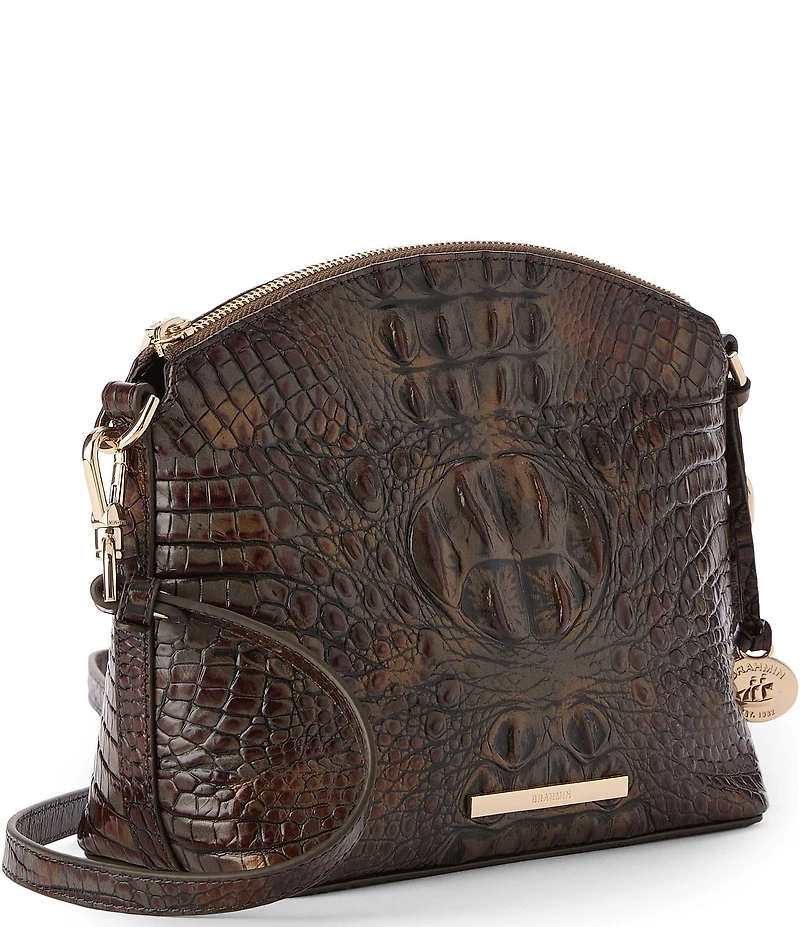 BRAHMIN Keepsake Collection Fall Tortoise Mini Duxbury Crossbody Bag