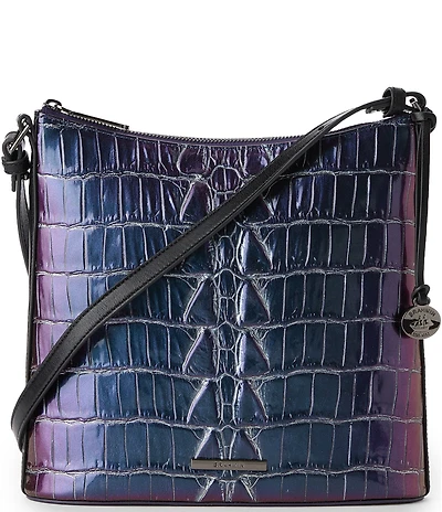 BRAHMIN Kingstone Collection Katie Metallic Ombre Crossbody Bag