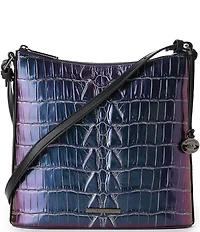 BRAHMIN Kingstone Collection Katie Metallic Ombre Crossbody Bag
