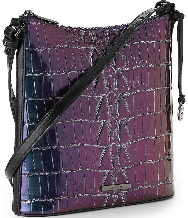 BRAHMIN Kingstone Collection Katie Metallic Ombre Crossbody Bag