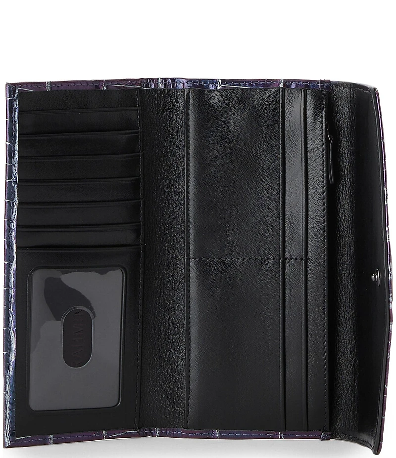 BRAHMIN Kingstone Collection Veronica Heroic Purple Wallet