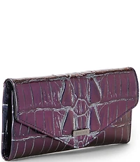 BRAHMIN Kingstone Collection Veronica Heroic Purple Wallet