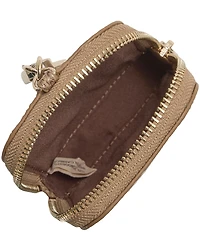 BRAHMIN Light Pecan Bonaire Collection Katelynn Snake Print Pouch Bag