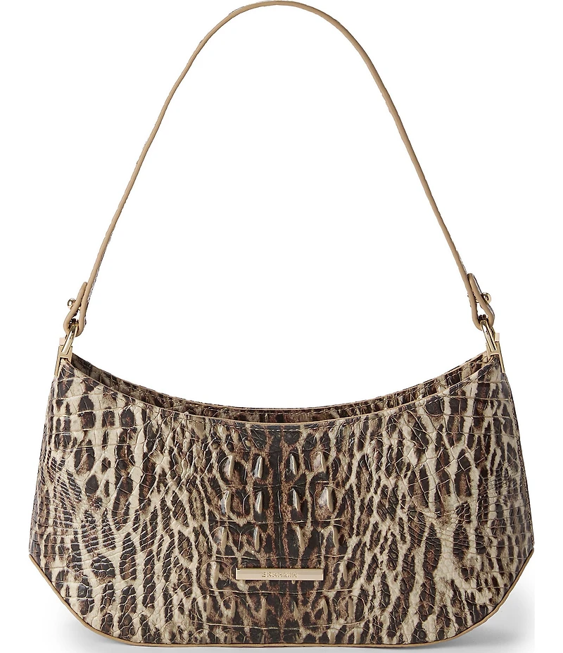 BRAHMIN Lilibeth Melbourne Collection Ocelot Animal Print Shoulder Bag