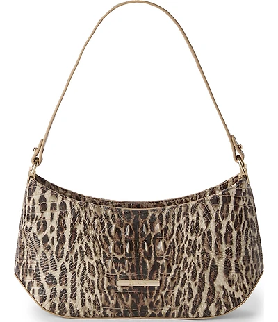 BRAHMIN Lilibeth Melbourne Collection Ocelot Animal Print Shoulder Bag