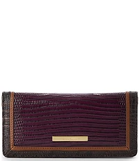 BRAHMIN Lizard Tri-Texture Collection Multi Ady Wallet