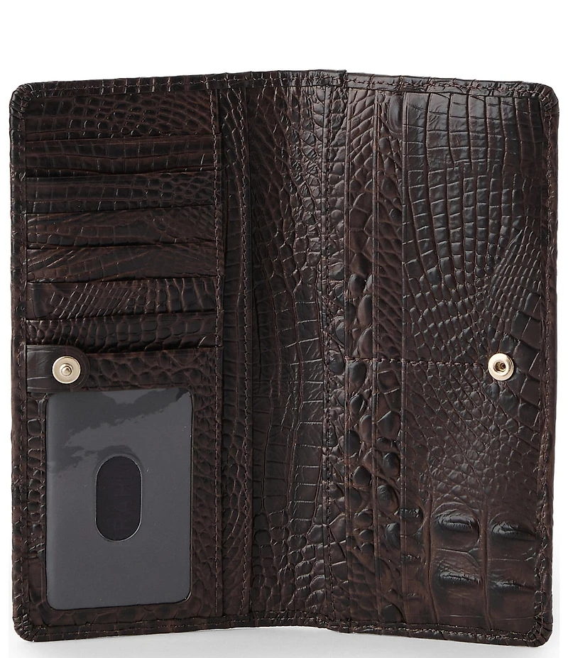 BRAHMIN Lizard Tri-Texture Collection Multi Ady Wallet