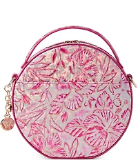 BRAHMIN Lokelani Collection Lane Floral Top Handle Crossbody Bag