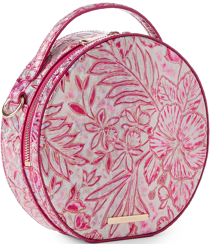 BRAHMIN Lokelani Collection Lane Floral Top Handle Crossbody Bag