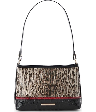 BRAHMIN Lorelei Calgary Collection Ocelet Animal Print Shoulder Bag