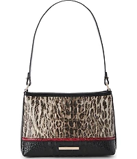 BRAHMIN Lorelei Calgary Collection Ocelet Animal Print Shoulder Bag