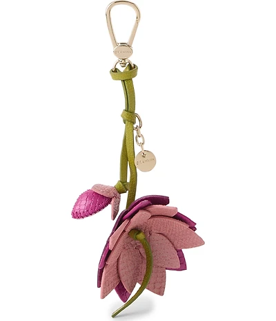 BRAHMIN Lotus Leather Bag Charm