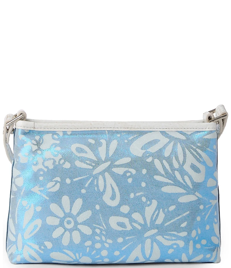 BRAHMIN Lucent Collection Lorelei Contrast Trim Shoulder Bag