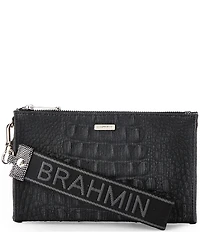 BRAHMIN Luxe Leisure Collection Adia Wristlet