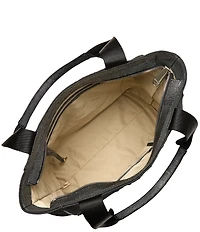 BRAHMIN Luxe Leisure Collection Black Mollie Pickleball Tote Bag