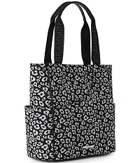BRAHMIN Luxe Leisure Collection Mollie Leopard Print Pickleball Tote Bag