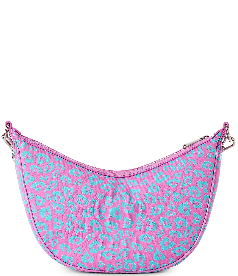 BRAHMIN Luxe Leisure Collection Percy Leopard Print Crossbody Bag