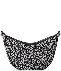BRAHMIN Luxe Leisure Collection Percy Leopard Print Crossbody Bag