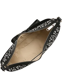 BRAHMIN Luxe Leisure Collection Percy Leopard Print Crossbody Bag
