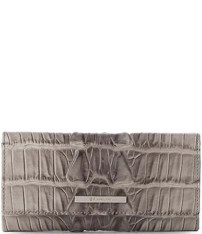 BRAHMIN Marana Collection Mindful Grey Cordelia Trifold Wallet