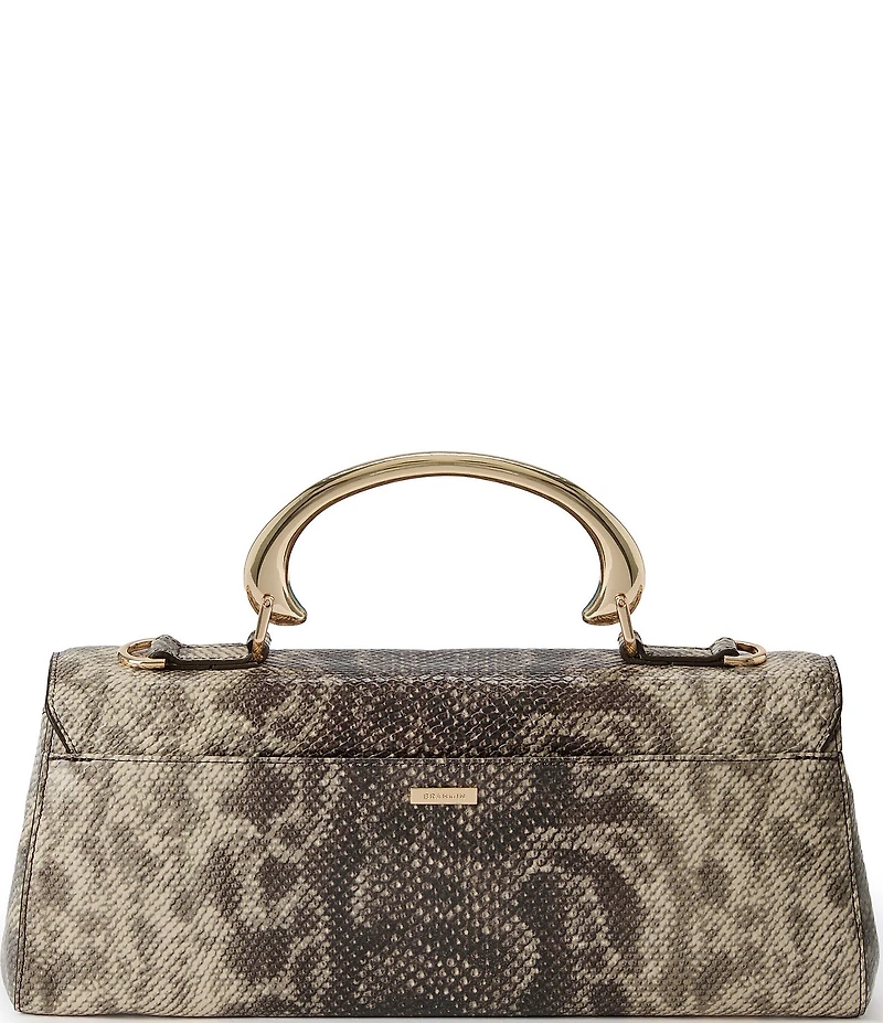BRAHMIN Mayfair Collection Toffee Dayan Satchel Bag
