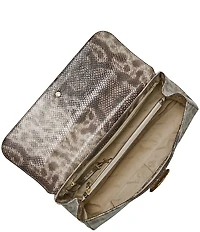 BRAHMIN Mayfair Collection Toffee Dayan Satchel Bag