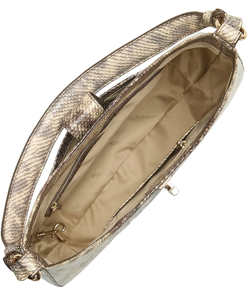 BRAHMIN Mayfair Collection Toffee Fallon Hobo Shoulder Bag