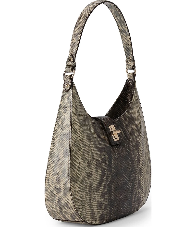 BRAHMIN Mayfair Collection Toffee Fallon Hobo Shoulder Bag