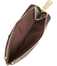 BRAHMIN Mayfair Collection Lennon Snake Print Credit Card Wallet