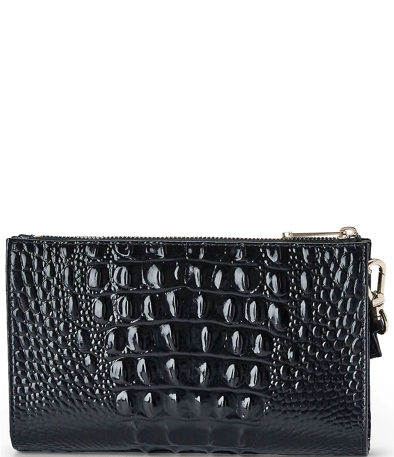 BRAHMIN Melbourne Collection Adia Croc Wristlet