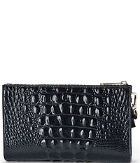 BRAHMIN Melbourne Collection Adia Croc Wristlet