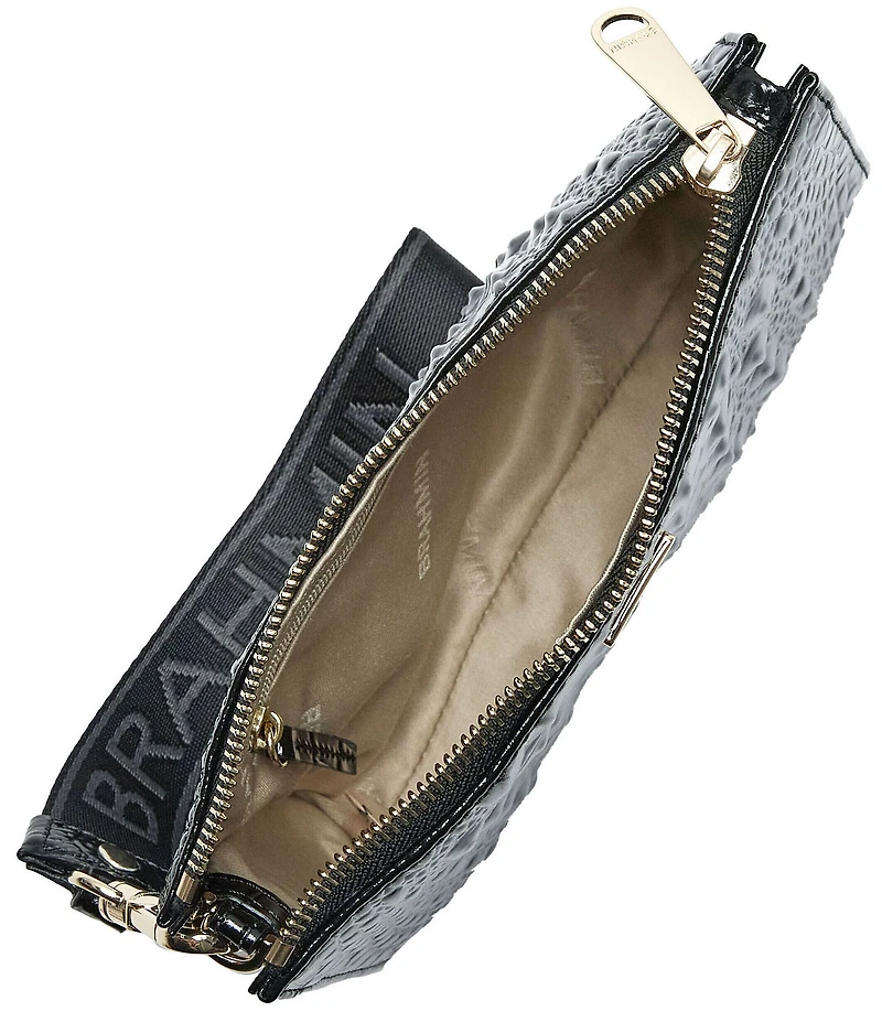 BRAHMIN Melbourne Collection Adia Croc Wristlet