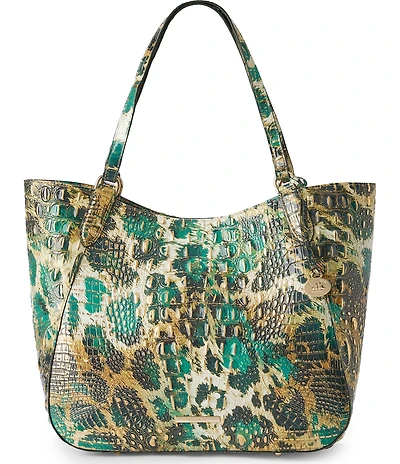 BRAHMIN Melbourne Collection Aliza Roaring Animal Pring Tote Bag