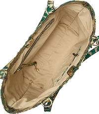 BRAHMIN Melbourne Collection Aliza Roaring Animal Pring Tote Bag